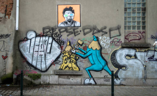 graffiti - créons  - around mima, brussels