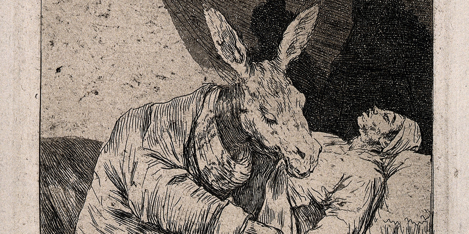 V0011972 A donkey, representing Galinsoya, physician to the Queen of