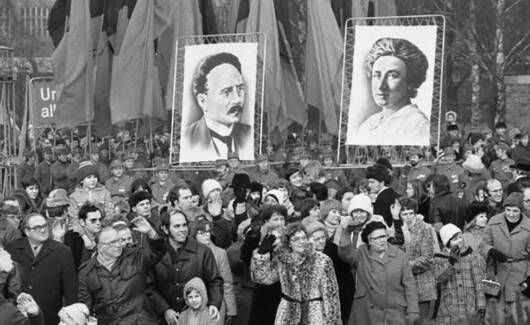 Berlin, Gedenken Liebknecht und Luxemburg