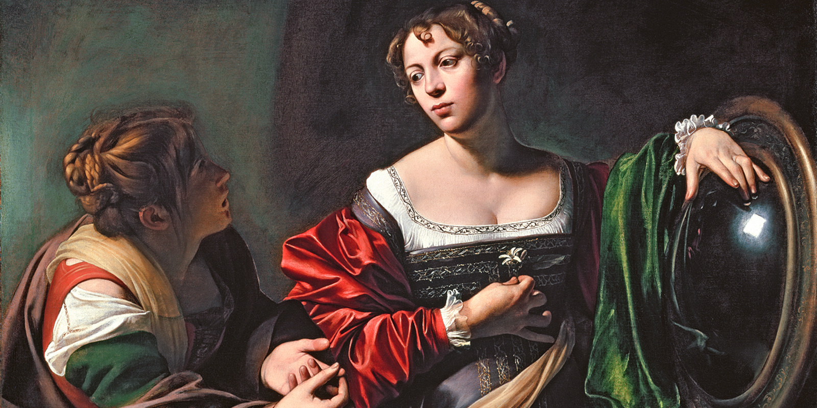 Martha and Mary Magdalene, by Michelangelo Merisi da Caravaggio