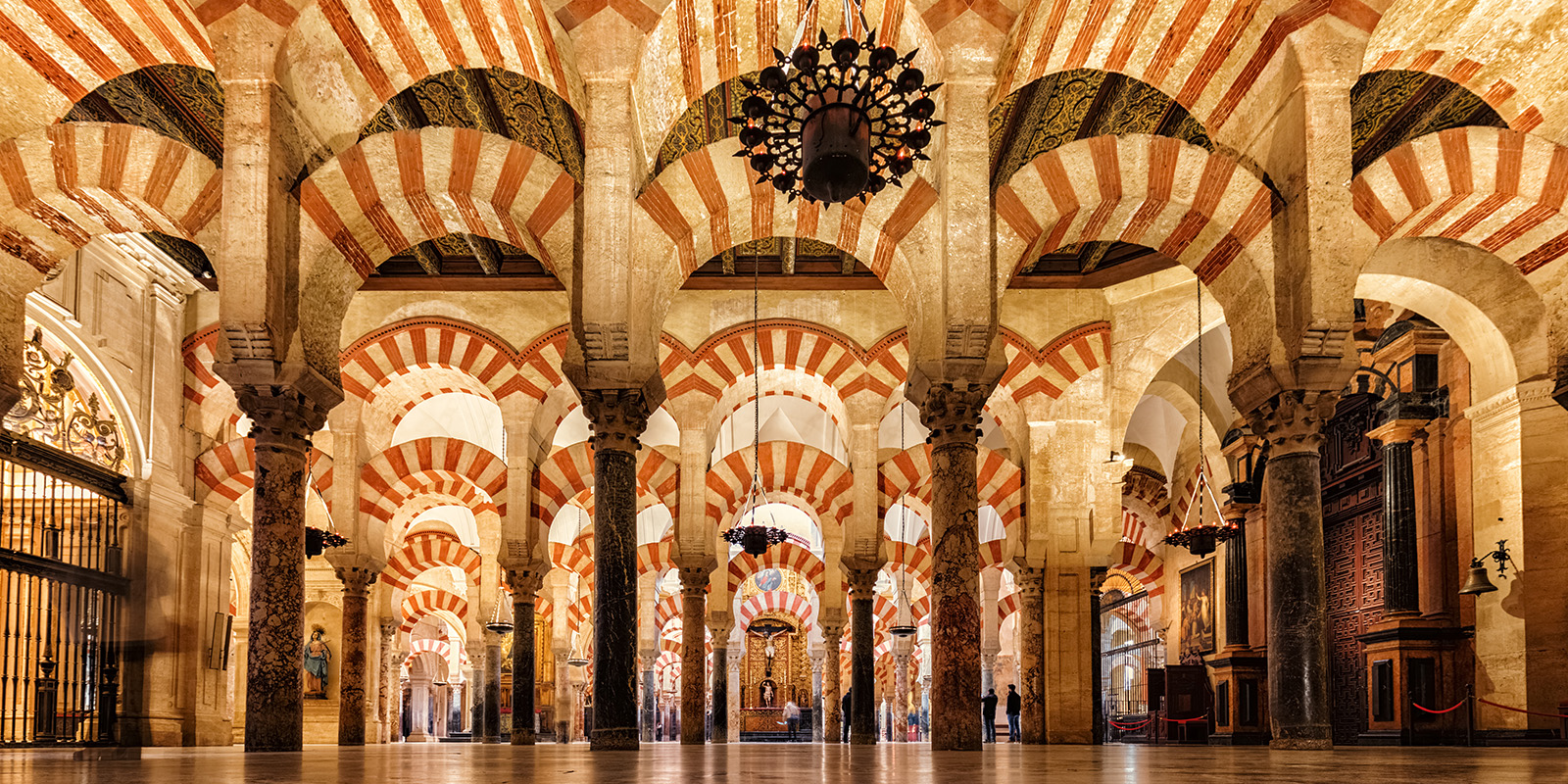 Inside the Mezquita, Cordoba, Spain