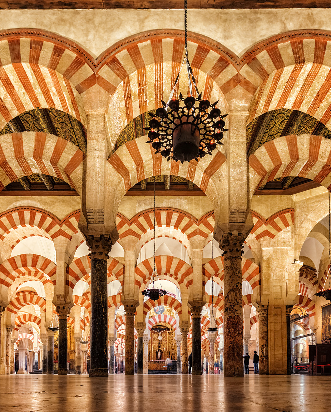 Inside the Mezquita, Cordoba, Spain