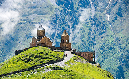 Gergeti Trinity Church in Georgia