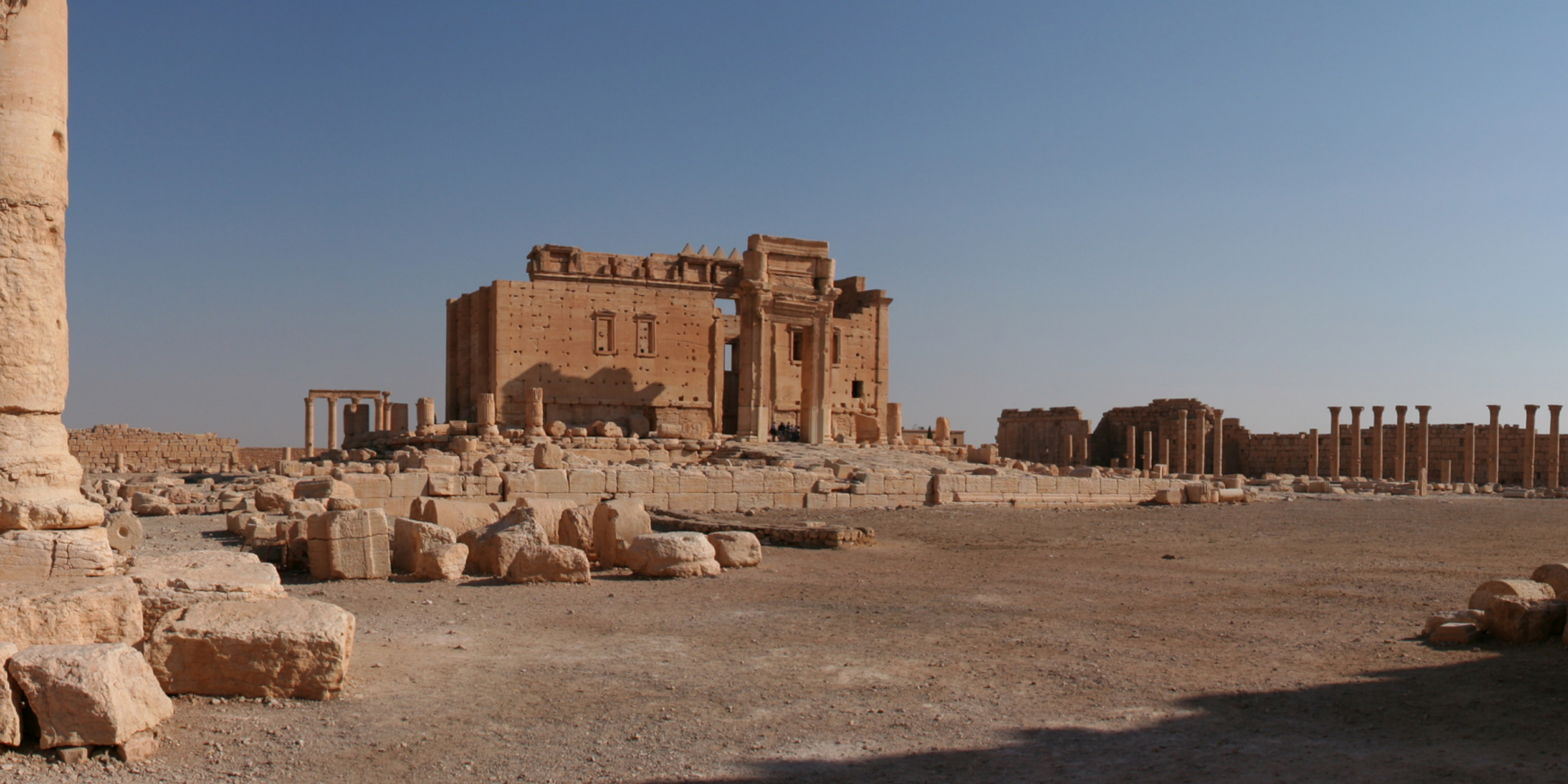 de tempel van Bel in Palmyra (Syrië)