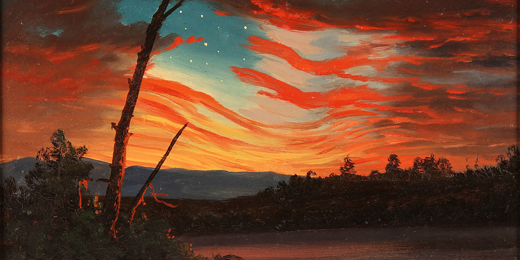 tafereel uit de Amerikaanse burgeroorlog (schilderij)