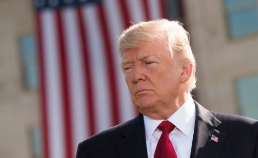 portret van Donald Trump
