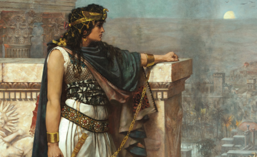 portret van Zenobia, koningin van Palmyra