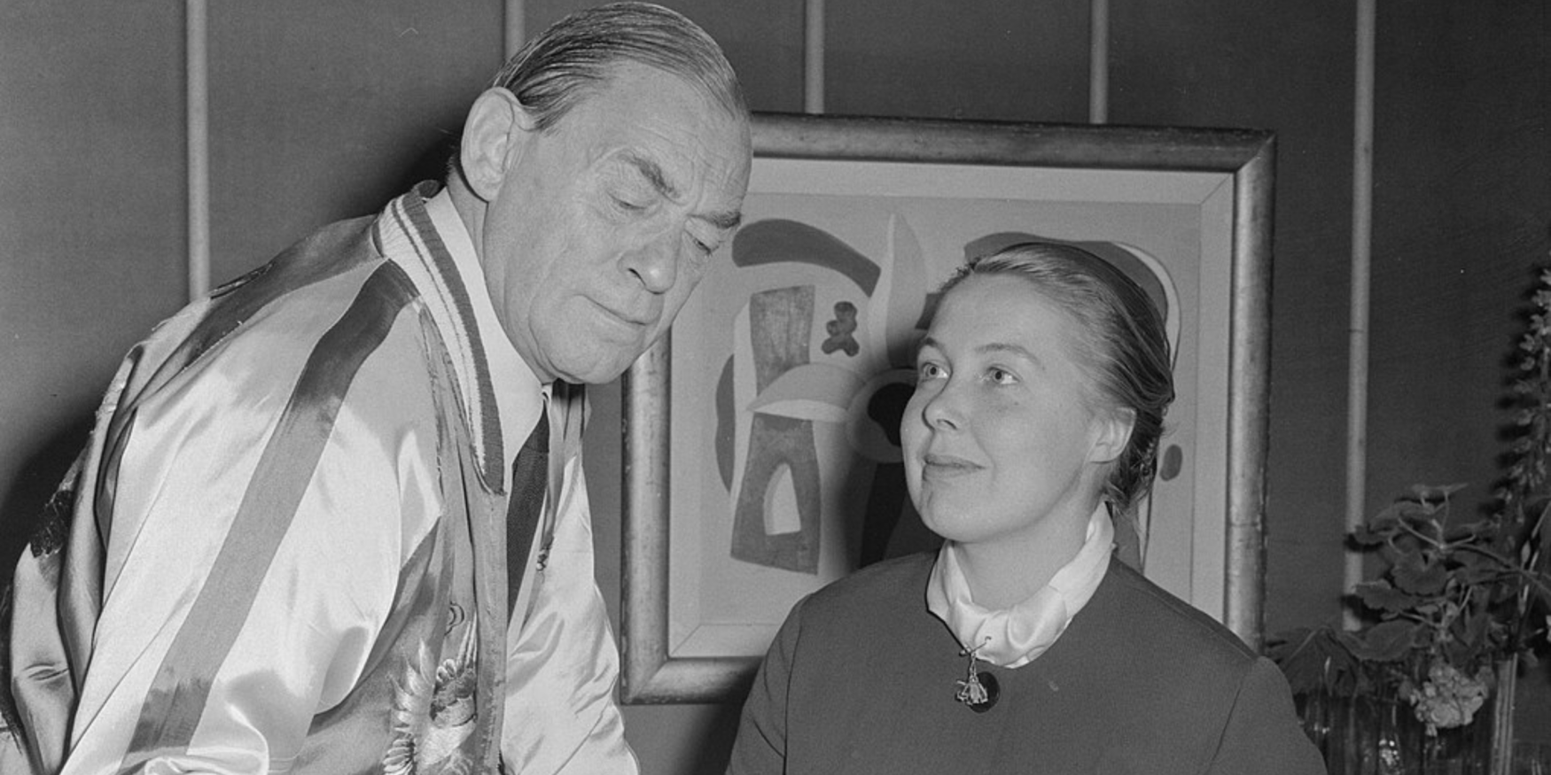 foto van Elissa en Alvar Aalto