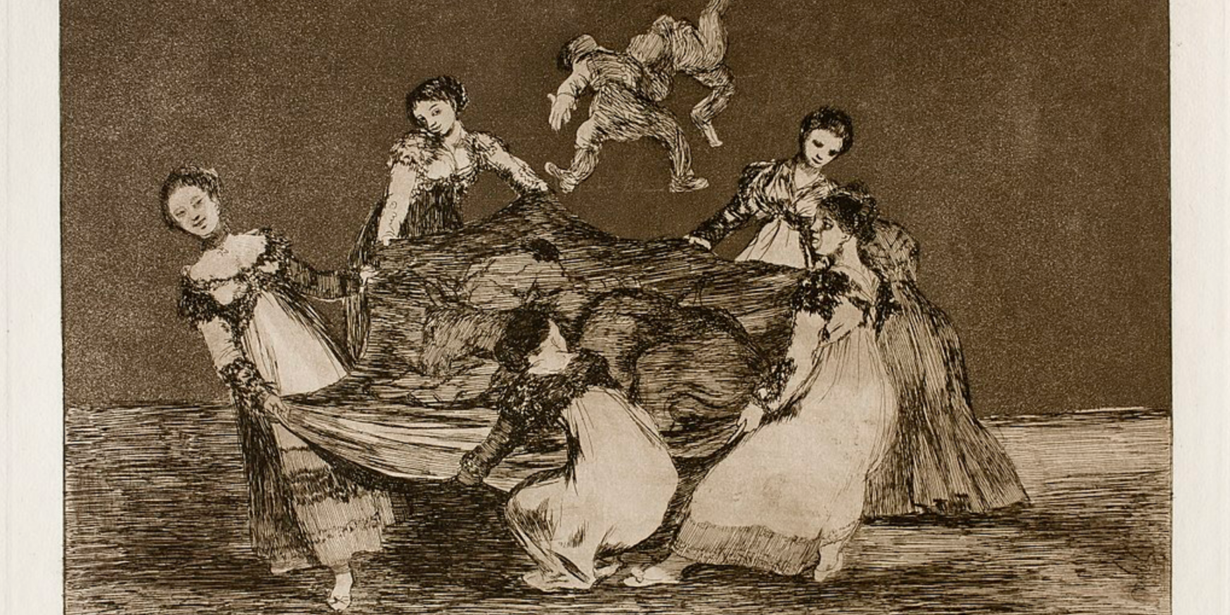 schilderij met dansende vrouwen van Goya