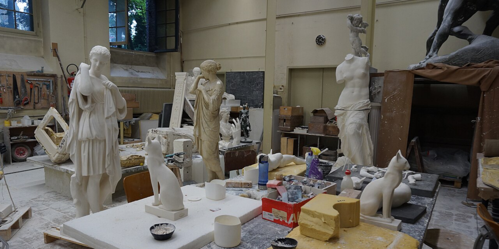 afgietselwerkplaats van het KMKG in Brussel