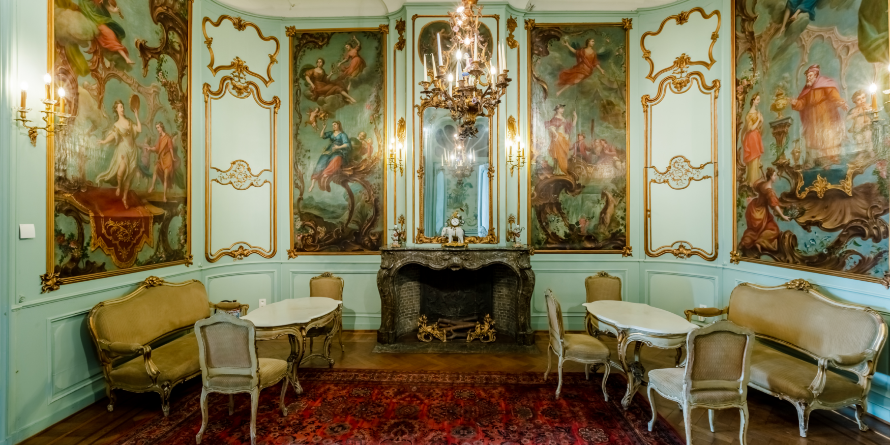 salon in het Hotel Falligan in Gent