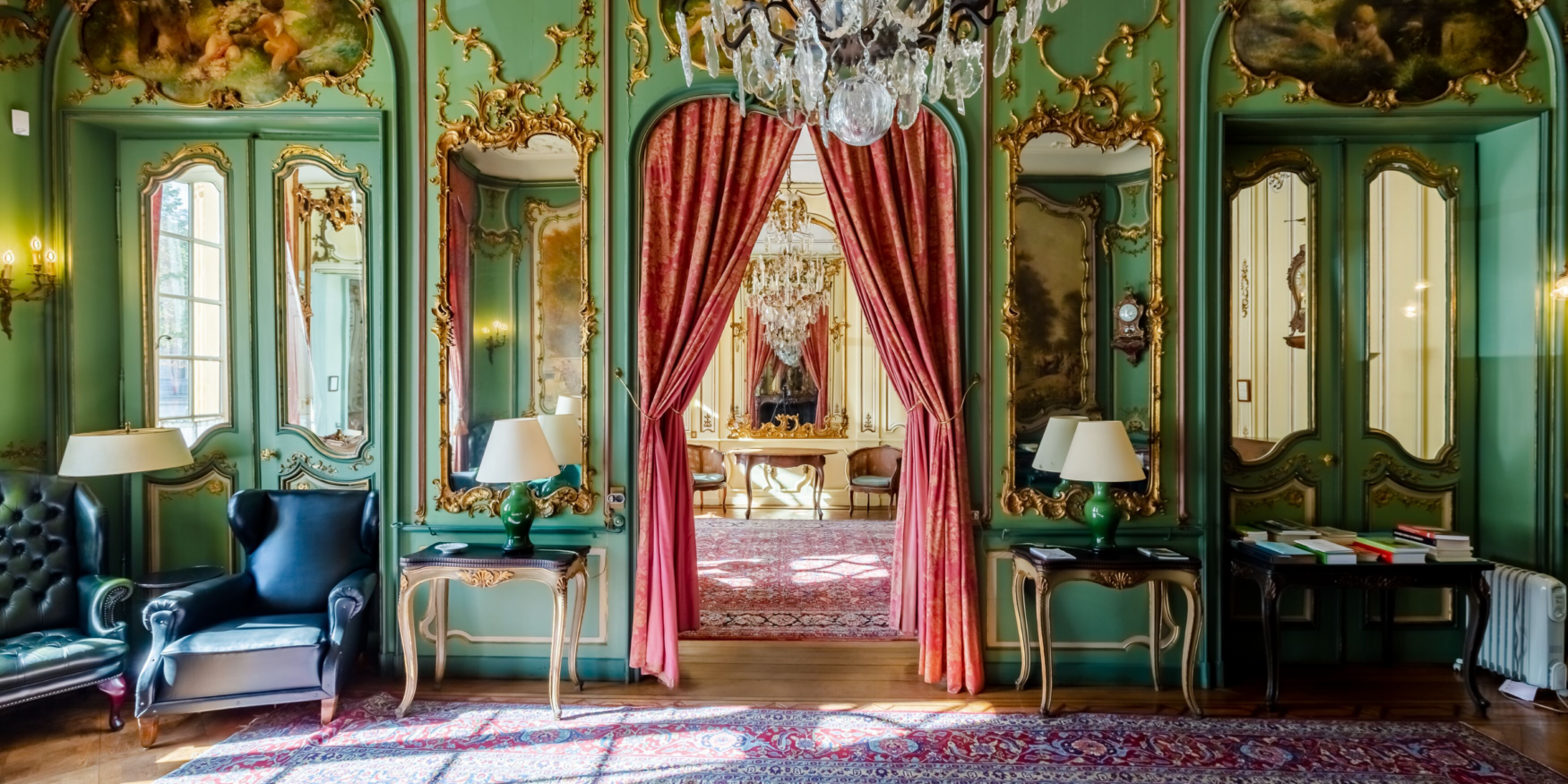 salon in het Hotel Falligan in Gent