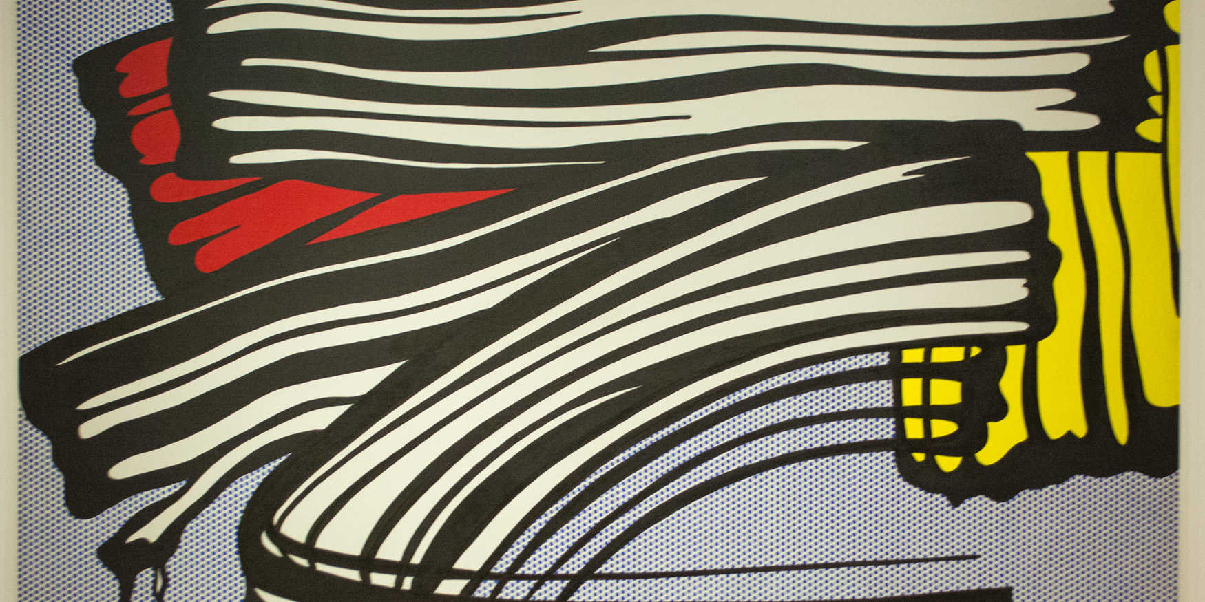 popart-schilderij 'Little Big Painting' van de Amerikaanse kunstenaar Roy Lichtenstein.