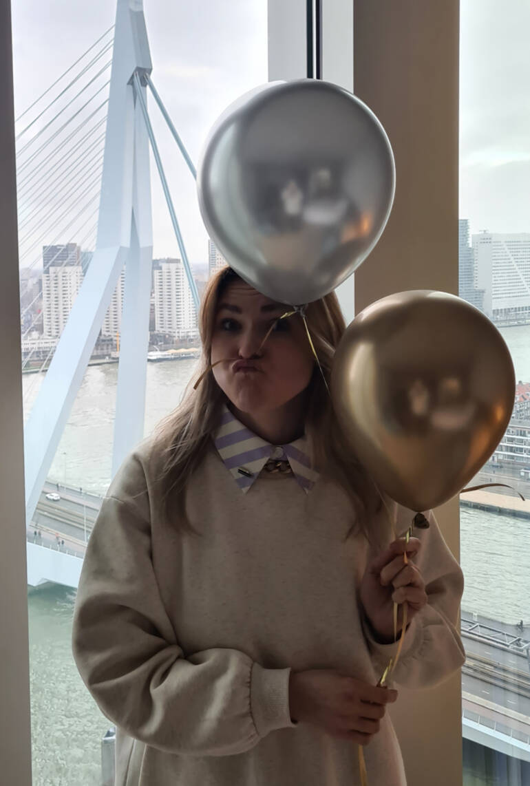 portret van Claudia Fisker, kunstenares en spreker bij Amarant