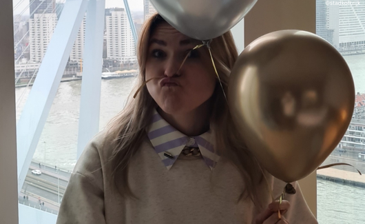 portret van Claudia Fisker, kunstenares en spreker bij Amarant