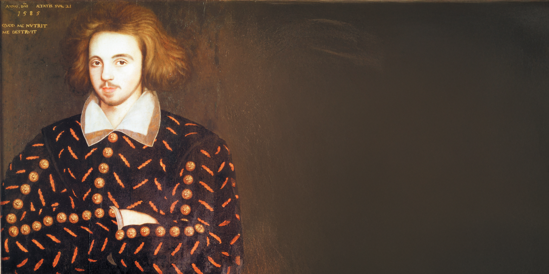 portret van Christopher Marlowe