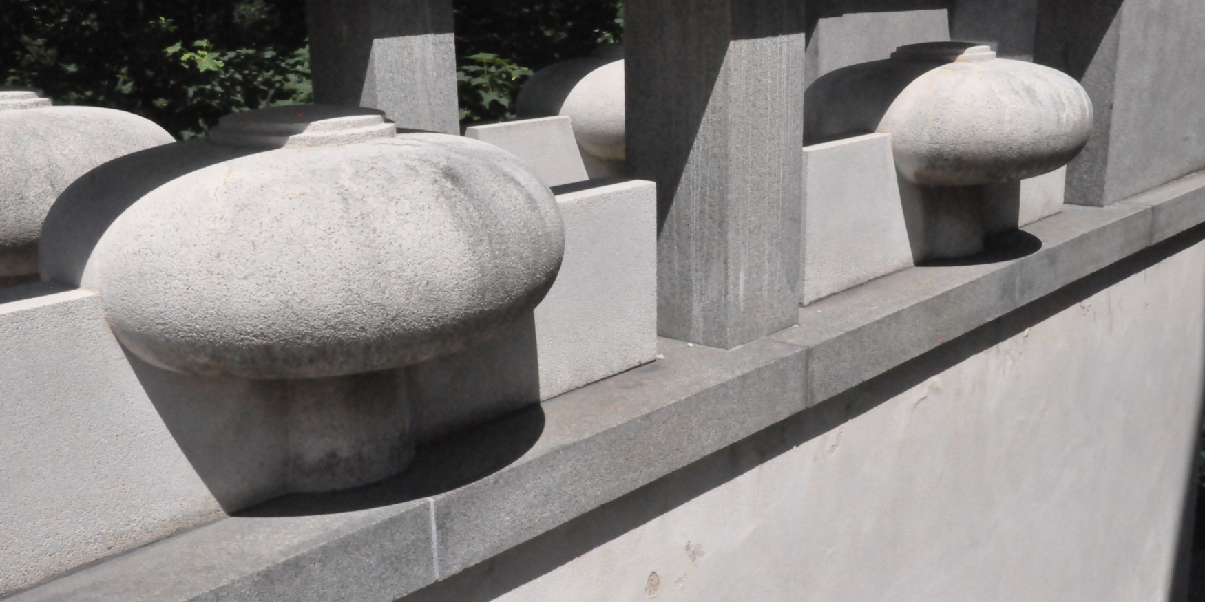 detail uit een bouwwerk van architect Josef Plecnik